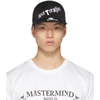 MASTERMIND JAPAN MASTERMIND WORLD BLACK GRAFFITI LOGO CAP