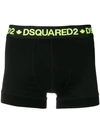 DSQUARED2 DSQUARED2 LOGO WAISTBAND BOXERS - BLACK