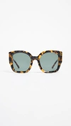 KAREN WALKER ALTERNATIVE FIT CHECK MATE SUNGLASSES