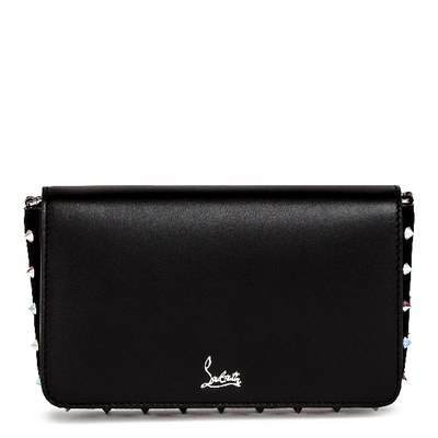 Christian Louboutin Zoompouch Black Leather And Suede Shoulder Bag