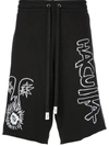 Haculla Felon Track Shorts In Black