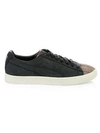 PUMA Clyde Plaid & Suede Sneakers