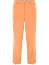 BURBERRY DRAPED WOOL TROUSERS,10923057