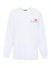 Muf10 Long-sleeved Dk T-shirt In White (white)
