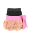 N°21 MINI SKIRT WITH FEATHERS,10922807