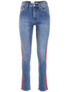 CALVIN KLEIN JEANS EST.1978 JEANS WITH SIDE BANDS,10922757