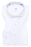 1863 By Eterna Jersey Slim Fit Dress Shirt In White