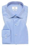 1863 By Eterna Luxury Modern Fit Non-iron Dress Shirt In Blue