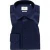 1863 By Eterna Luxury Modern Fit Non-iron Dress Shirt In Blue
