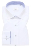 1863 By Eterna Luxury Modern Fit Non-iron Dress Shirt In White