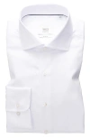 1863 By Eterna Luxury Slim Fit Non-iron Dress Shirt In White