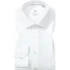 1863 By Eterna Modern Fit Micropattern Non-iron Cotton Dobby Dress Shirt In White