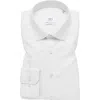 1863 By Eterna Slim Fit Solid Non-iron Royal Cotton Twill Dress Shirt In White