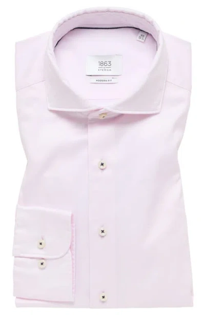 1863 By Eterna Soft Luxury Modern Fit Dress Shirt In Pink