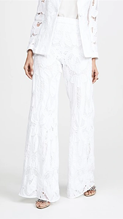 Alexis Ritchie Lace Trousers In White