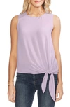 VINCE CAMUTO SLEEVELESS TIE FRONT BLOUSE,9129063