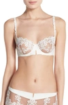 Simone Perele Saga Non-padded Lace Demi Bra In White