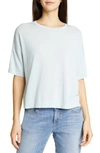 EILEEN FISHER TENCEL BLEND KNIT TOP,S9PNH-W5023M