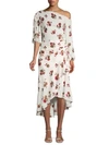 A.L.C FLORAL-PRINT SILK DRESS,0400010723574