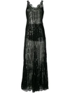 AMEN AMEN SEQUIN-EMBELLISHED DRESS - BLACK