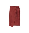TIBI Linen Canvas Wrap Skirt