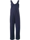 SARA LANZI PLAIN STRAIGHT-CUT JUMPSUIT