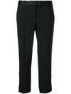 Ermanno Scervino Cropped Trousers - Black In Black