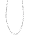 ARGENTO VIVO FANCY LINK 36" CHAIN NECKLACE IN STERLING SILVER