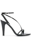Isabel Marant Arora Leather Sandals In Black