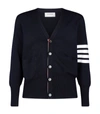 THOM BROWNE WOOL 4-BAR MILANO CARDIGAN,14853799