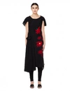 YOHJI YAMAMOTO FLOWER PRINTED SILK DRESS,NH-D07-403