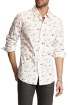 JOHN VARVATOS SLIM FIT FLORAL SPORT SHIRT,W194V1-69MH