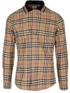 BURBERRY BURBERRY ICON STRIPE DETAIL SHIRT