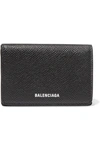 BALENCIAGA Ville printed textured-leather wallet