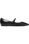 TABITHA SIMMONS HERMIONE LEATHER POINT-TOE FLATS