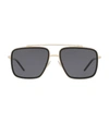 DOLCE & GABBANA SQUARE METAL SUNGLASSES,14819992