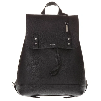 Saint Laurent Sac De Jour Backpack In Grained Leather In Black