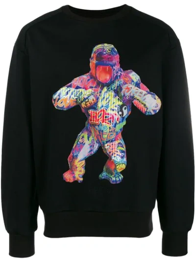 Juunj King Kong Sweatshirt In Black