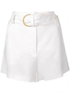 A.L.C BELTED FLARE SHORTS