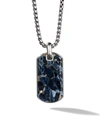 David Yurman Exotic Stone Pietersite 35mm Tag In Ssbpy