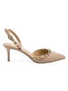 VALENTINO GARAVANI Valentino Garavani Rockstud Slingback Leather Pumps