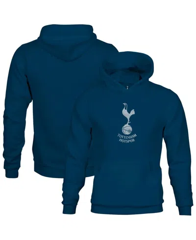 1863fc Kids' Big Boys And Girls Blue Tottenham Hotspur Mono Badge Fleece Pullover Hoodie