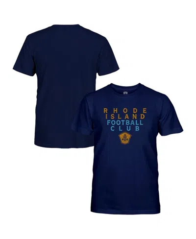 1863fc Kids' Big Boys And Girls Navy Rhode Island Fc Short Sleeve T-shirt In Blue