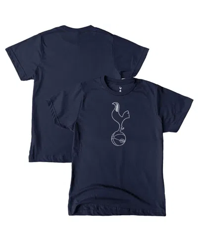1863fc Kids' Big Boys And Girls Navy Tottenham Hotspur Full Color T-shirt In Blue