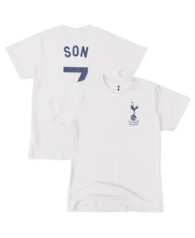 1863fc Kids' Big Boys And Girls Son Heung-min White Tottenham Hotspur Player T-shirt