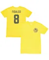 1863fc Men's Alvaro Fidalgo Yellow Club America Retro Player Name Number Tri-blend T-shirt In Yellow