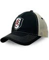 1863fc Men's Black Fulham Trucker Adjustable Hat In Black