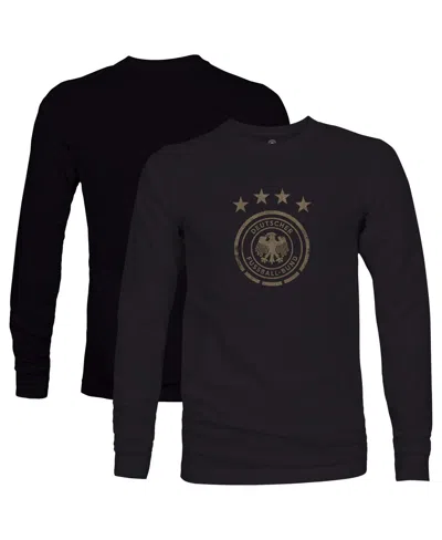 1863fc Men's Black Germany National Team Mono Badge Long Sleeve T-shirt