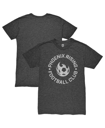 1863fc Men's Black Phoenix Rising Fc Roundabout Vintage Tri-blend T-shirt In Gray