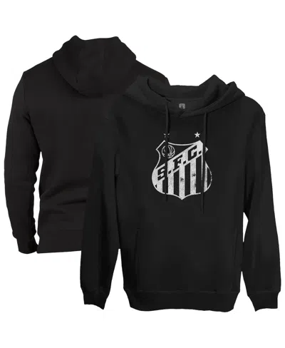 1863fc Men's Black Santos Fc Fleece Pullover Hoodie